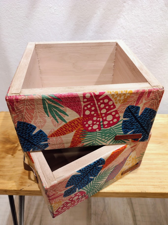 Cajoncitos decoupage x 2 - Satanama 