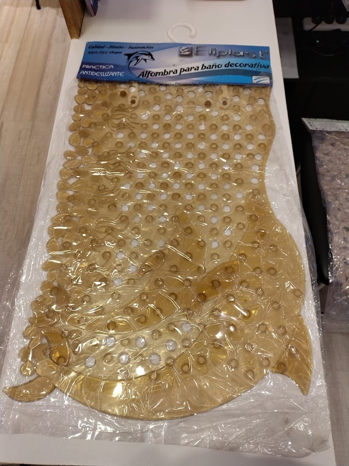 Alfombra de PVC para adentro de la ducha