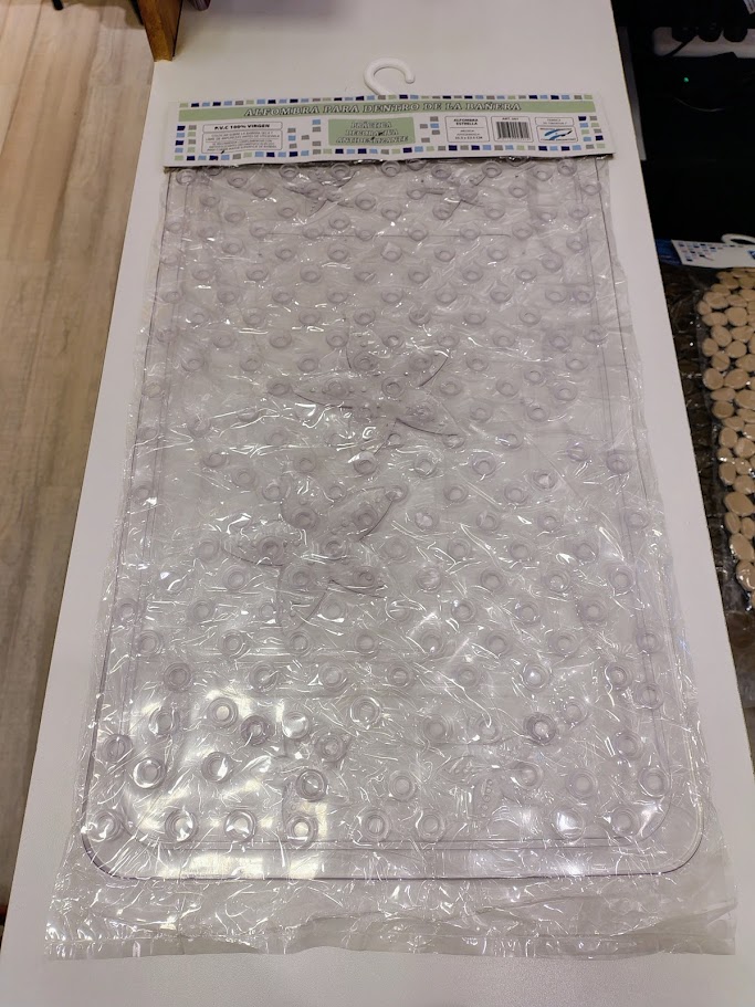 Alfombra de PVC para adentro de la ducha
