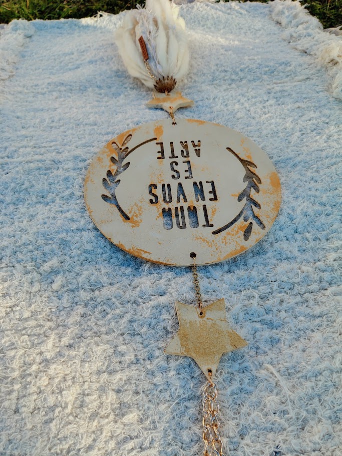 Colgante 'Todo en vos es arte' - Satanama 