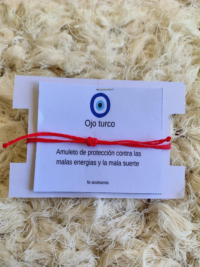 Pulsera de hilo ojo turco