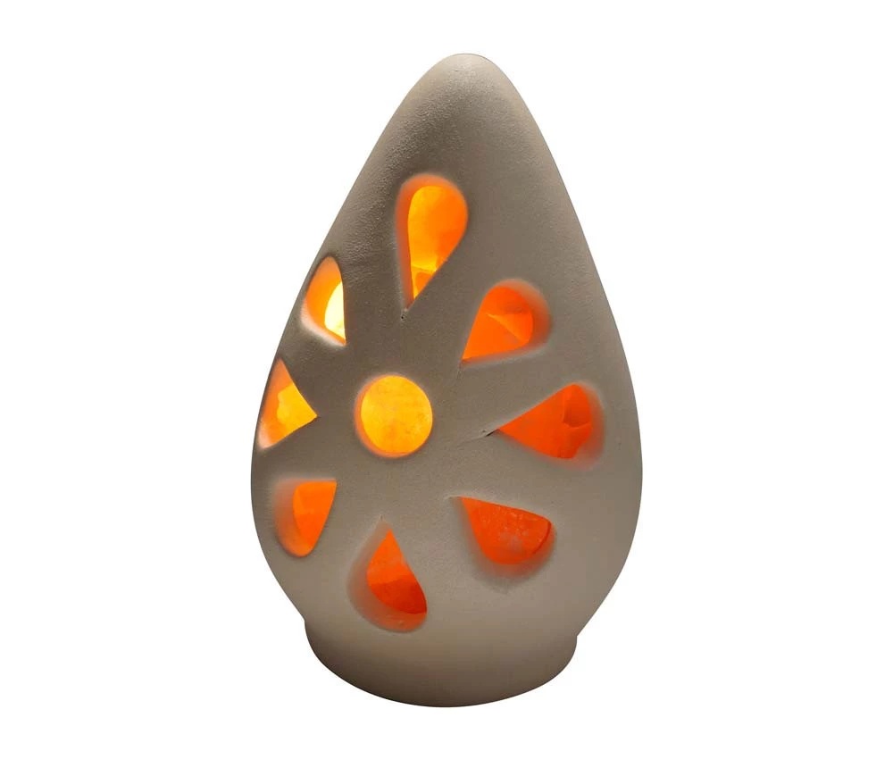 Lampara de sal huevo calado