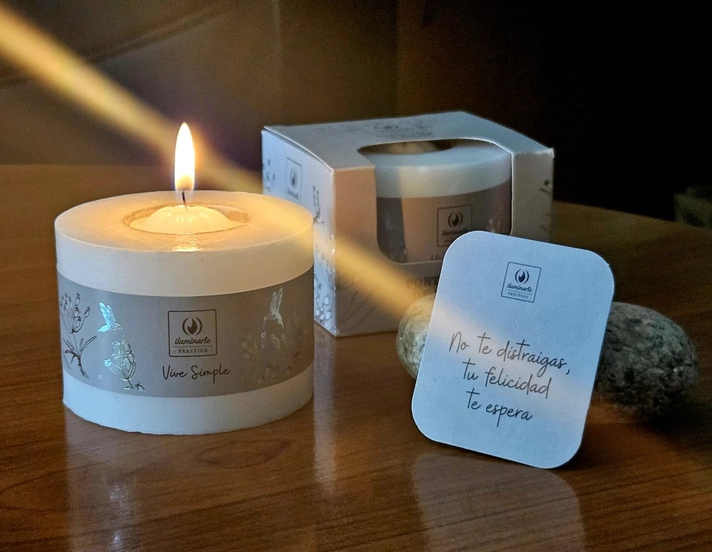 Velon infinito porta vela - Iluminarte