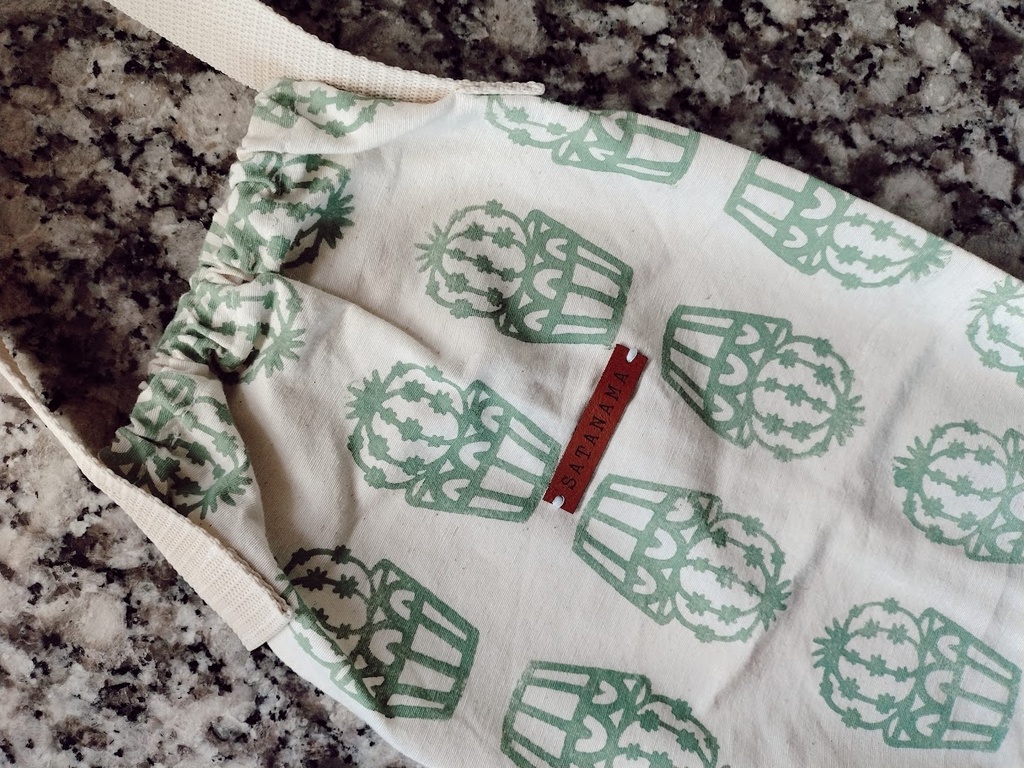 Guarda bolsas lienzo estampado - Satanama 