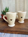 Pocillo de cafe de ceramica 'Love'