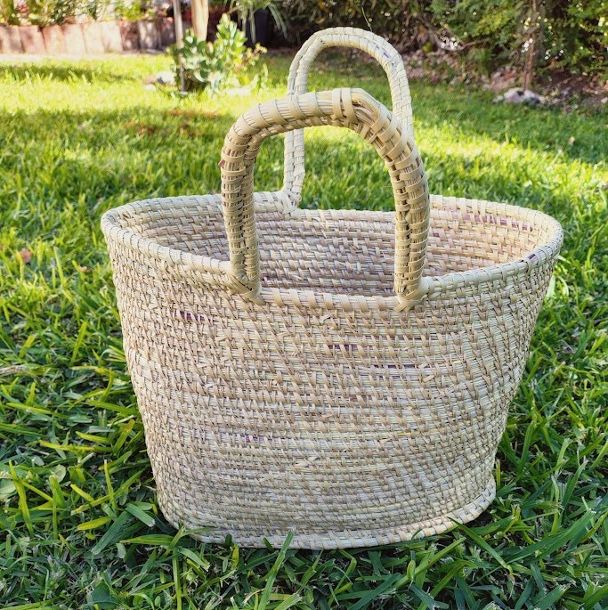 Bolso matero de palma y paja - Palma Caranday 