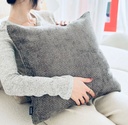 Funda de almohadon chenill fantasia x 2 unidades - CITY Blanco 