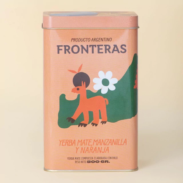 Lata yerba mate 500gr - Fronteras