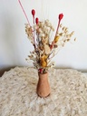 Florero nordico 'Helena' con flores incluidas - Satanama 