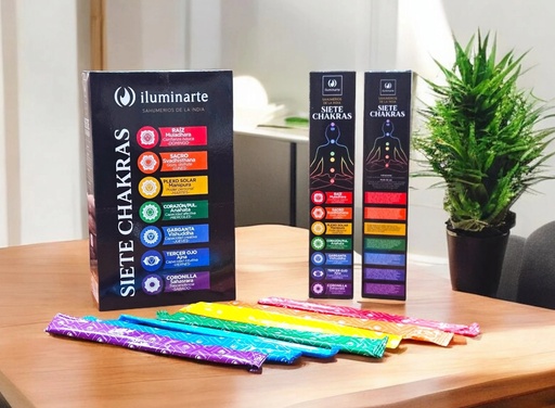 Sahumerios 7 chakras - Iluminarte
