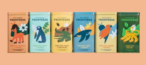 Lata yerba mate 500gr - Fronteras
