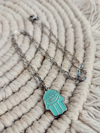 Collar Hamsa - Acero quirurgico 
