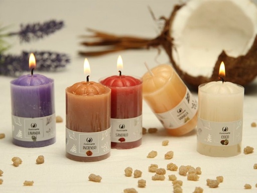 Veloncito aromatico con cera vegetal - Iluminarte