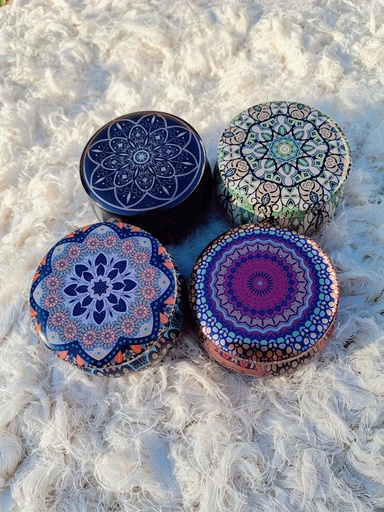 Velas mandala grandes - Iluminarte