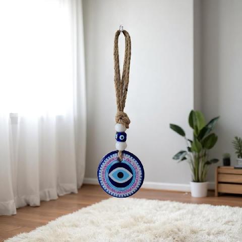 Colgante 'Ojo turco' de vidrio