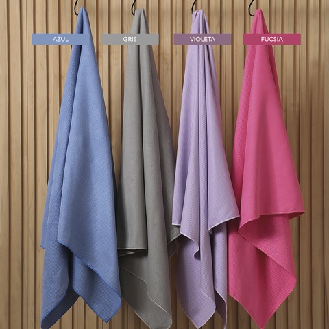 Toallon de secado rapido deportivo, con estuche cuadrado - Jean Cartier